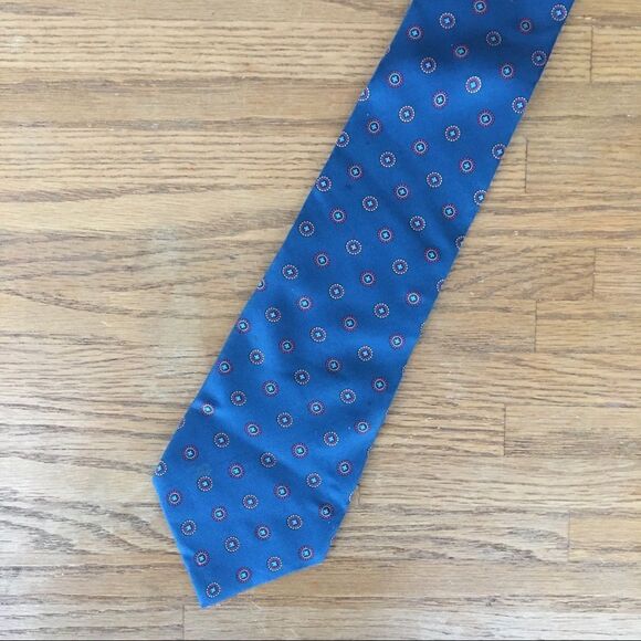 Vintage Harvard The Coop Cooperative Society Blue Silk Tie - Picture 3 of 5